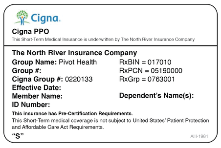 cigna insurance card ppo river north contact benefit looks company